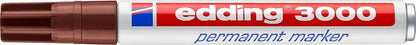 EDDING Permanent Marker 3000 1,5-3mm 3000-7 braun