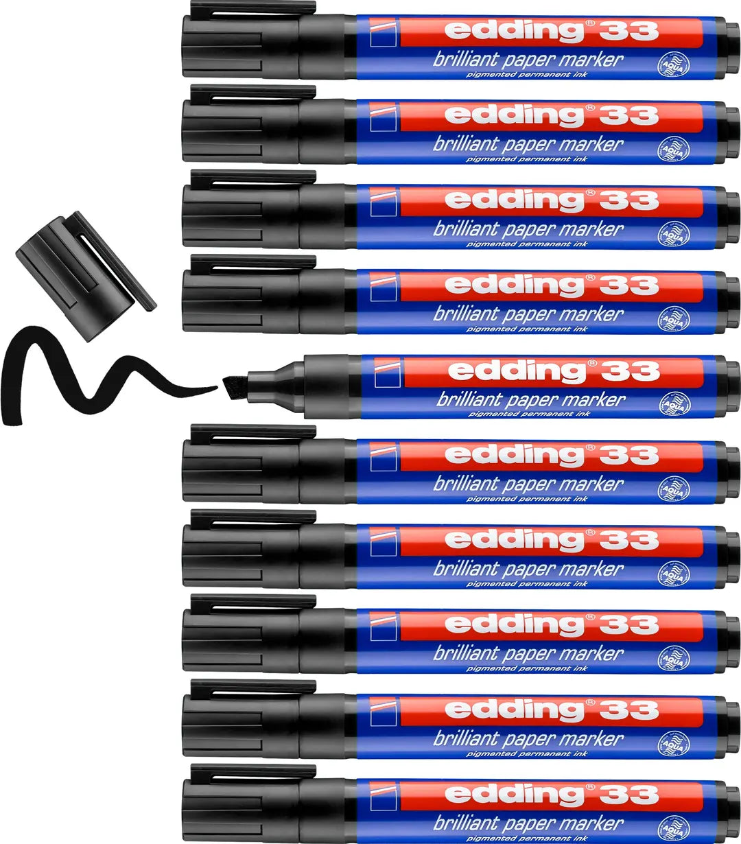 EDDING Permanent Marker 33 33-1 schwarz