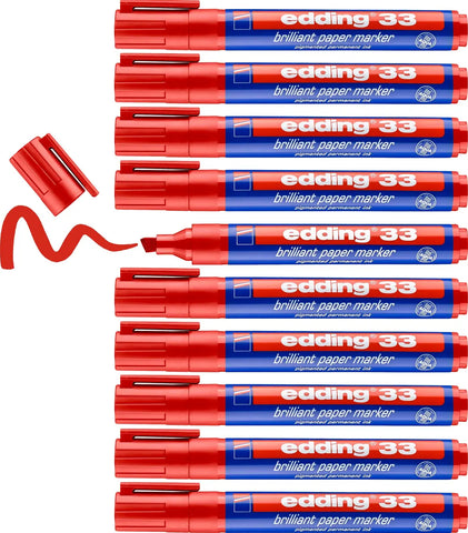 EDDING Permanent Marker 33 33-2 rot