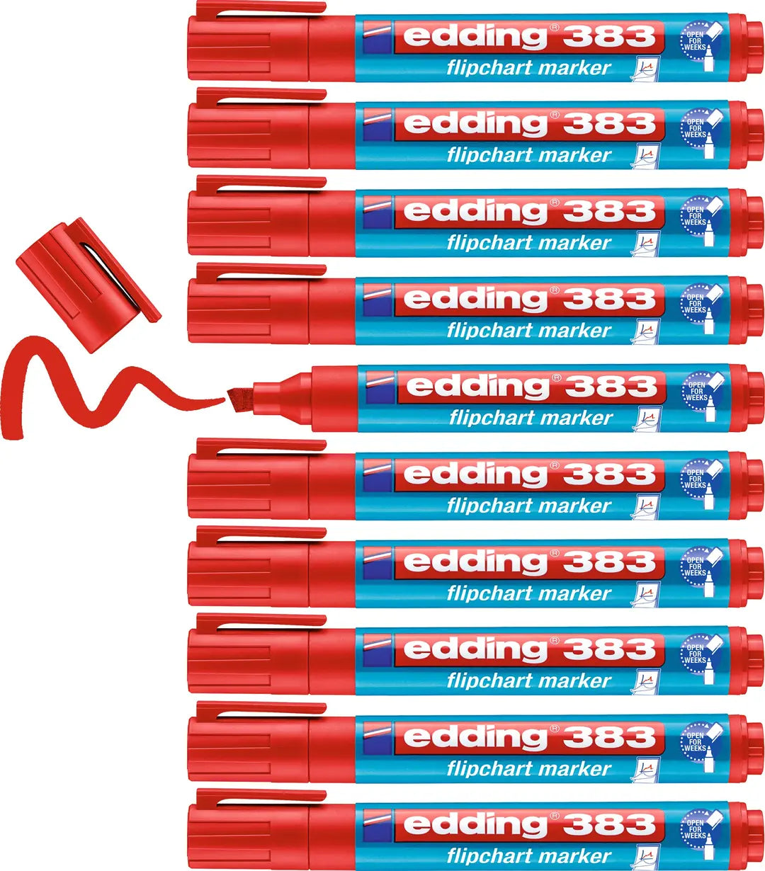 EDDING Flipchart Marker 383 1-5mm 383-2 rot