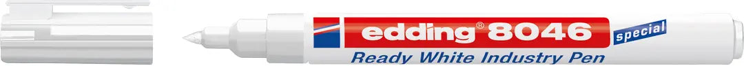 EDDING Permanent Marker 8046 4-8046049 Ready White Industry Pen