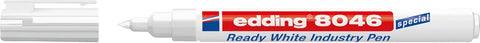 EDDING Permanent Marker 8046 4-8046049 Ready White Industry Pen