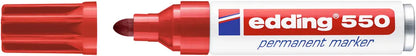 EDDING Permanent Marker 550 3-4mm 550-2 rot