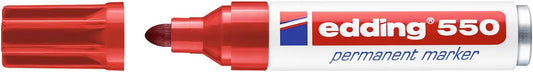 EDDING Permanent Marker 550 3-4mm 550-2 rot