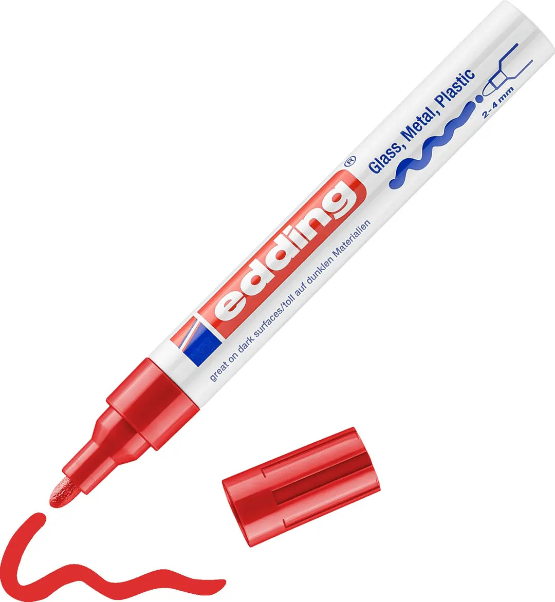 EDDING Paintmarker 750 2-4mm 750-2 CREA rot