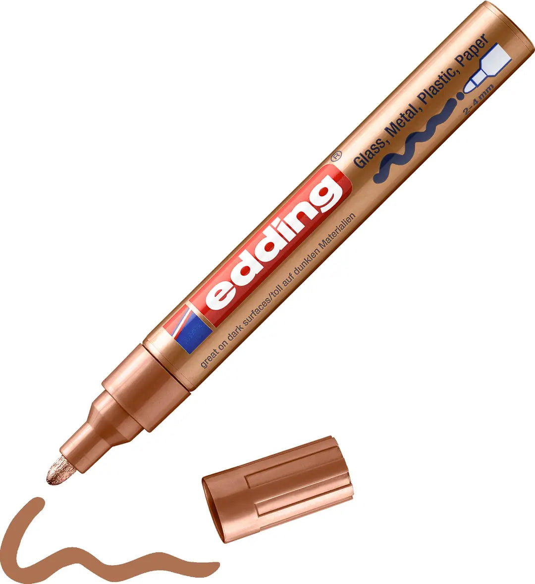 EDDING Paintmarker 750 2-4mm 750-55 CREA kupfer