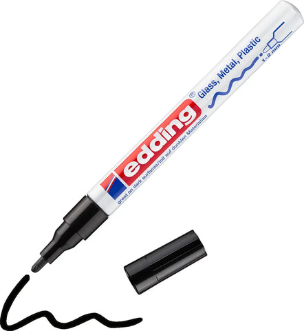 EDDING Paintmarker 751 CREA 1-2mm 751-1 CREA schwarz