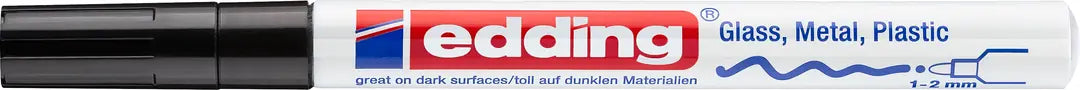EDDING Paintmarker 751 CREA 1-2mm 751-1 CREA schwarz