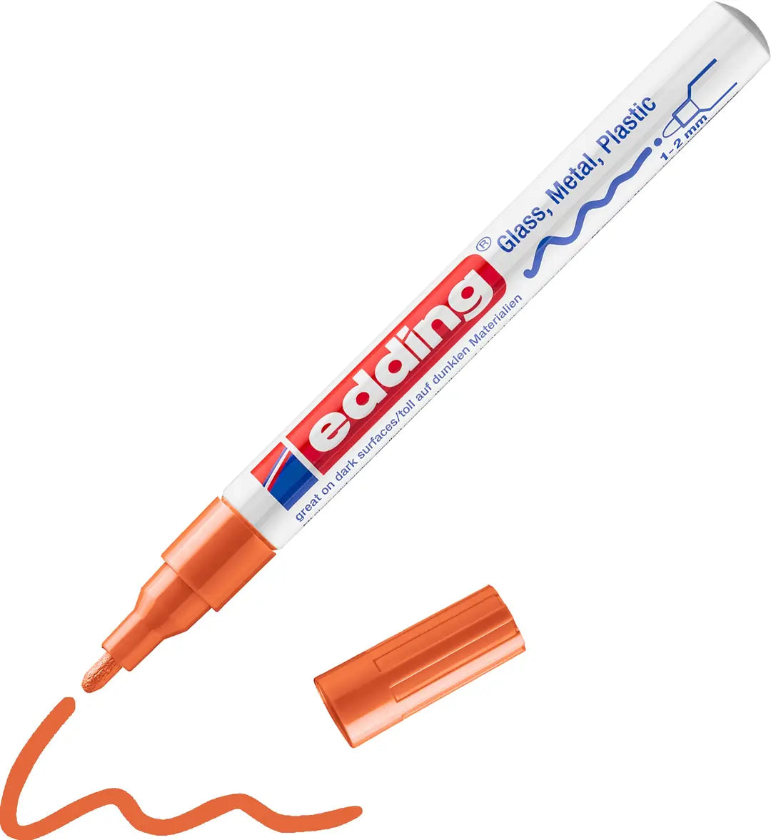 EDDING Paintmarker 751 CREA 1-2mm 751-6 CREA orange