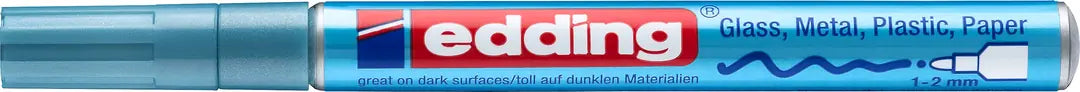 EDDING Paintmarker 751 CREA 1-2mm 751-70 CREA hellblau-metallic