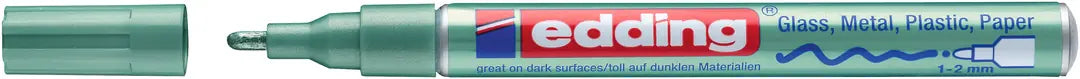EDDING Paintmarker 751 CREA 1-2mm 751-74 CREA grün-metallic