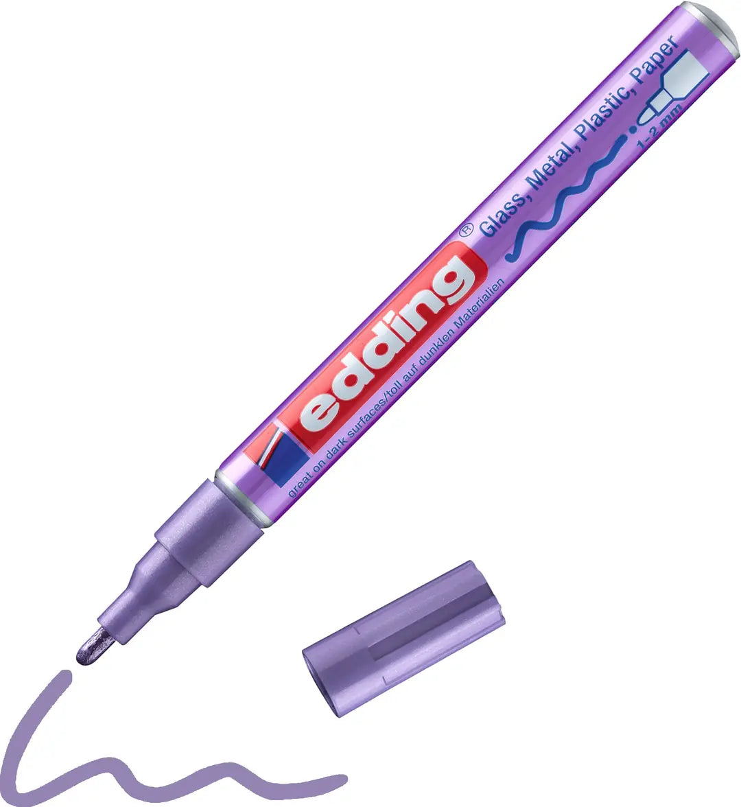EDDING Paintmarker 751 CREA 1-2mm 751-78 CREA violett-metallic