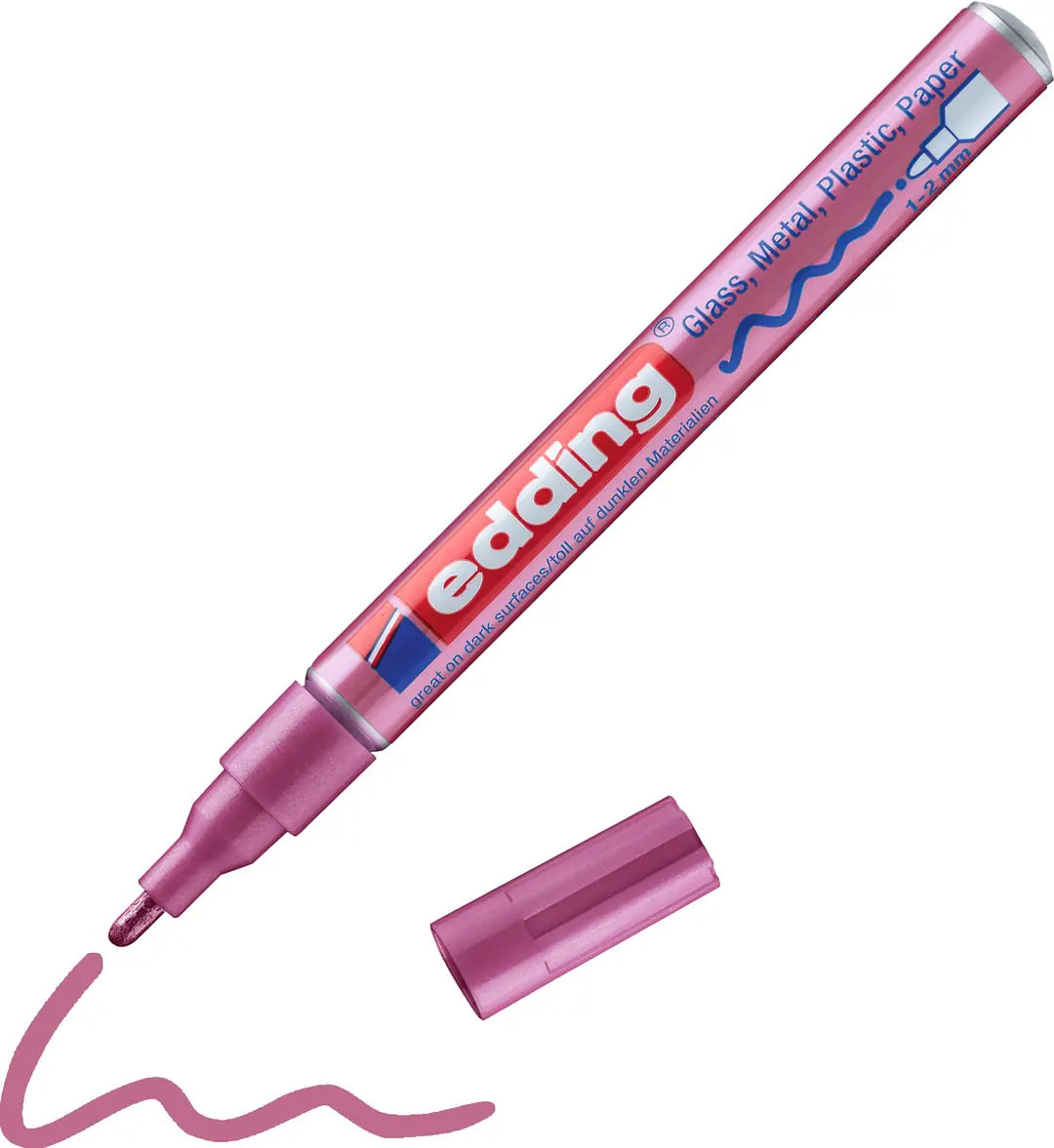 EDDING Paintmarker 751 CREA 1-2mm 751-79 CREA pink-metallic