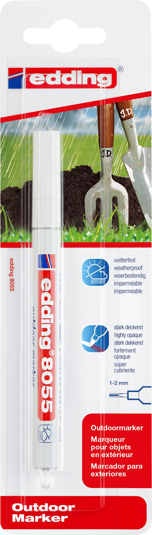 EDDING Outdoormarker 8055 1-2mm 8055-049 weiss