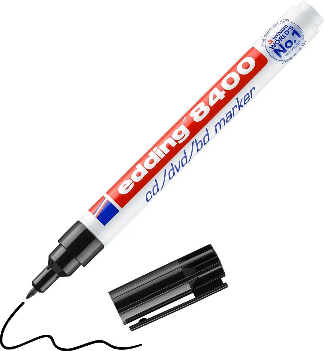 EDDING CD-Marker 8400 0,5-1mm 8400-1 schwarz