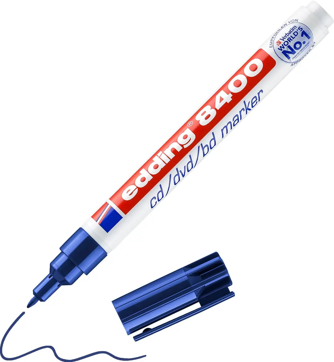 EDDING CD-Marker 8400 0,5-1mm 8400-3 blau