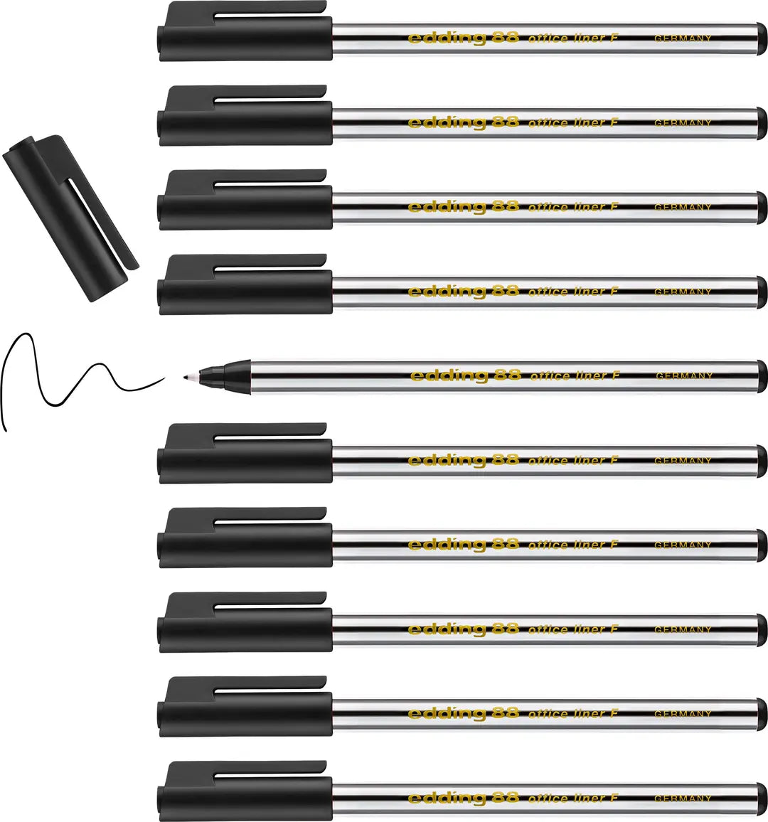 EDDING Fineliner 88 officeliner 0,6mm 88-1 schwarz