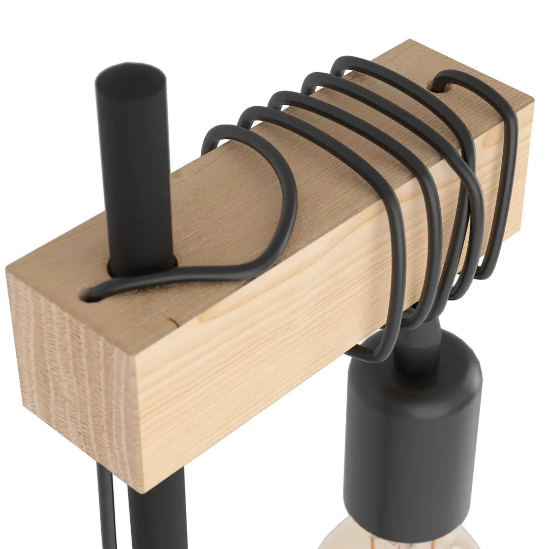 EGLO Tischleuchte TOWNSHEND 43515 schwarz
