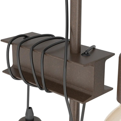 EGLO Stehleuchte TOWNSHEND 4 43526 braun