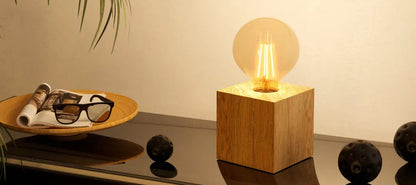 EGLO Tischleuchte PRESTWICK 2 43733 braun