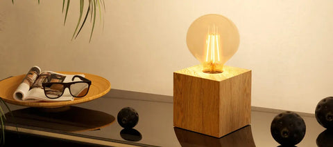EGLO Tischleuchte PRESTWICK 2 43733 braun