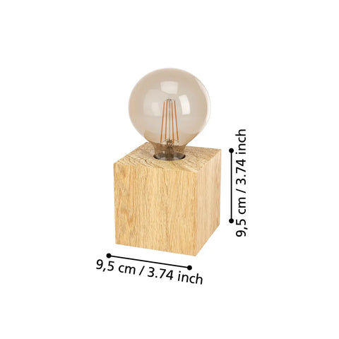 EGLO Tischleuchte PRESTWICK 2 43733 braun
