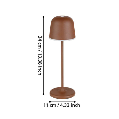 EGLO Tischleuchte Mannera 900459 braun, Akku