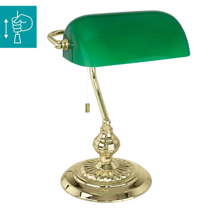 EGLO Tischleuchte BANKER 90967 grün