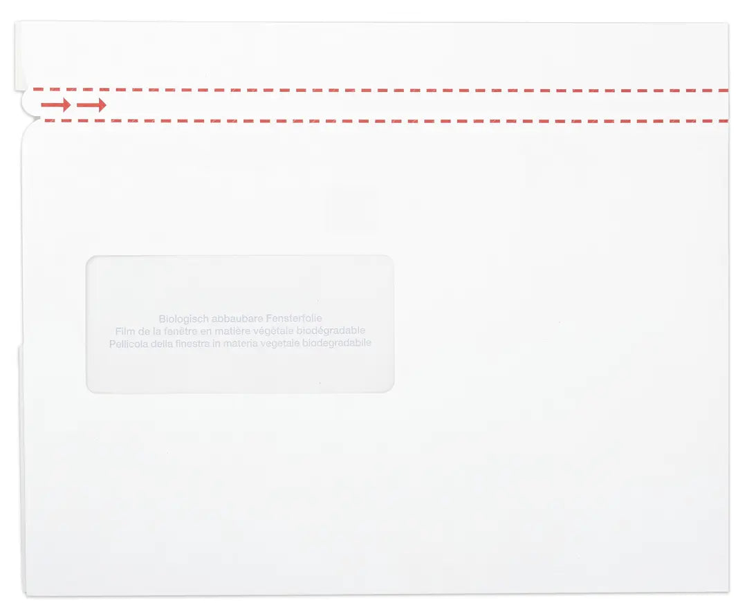 ELCO Dokumententasche Quick Vitro 29115.00 C5 weiss F. links 250Stk