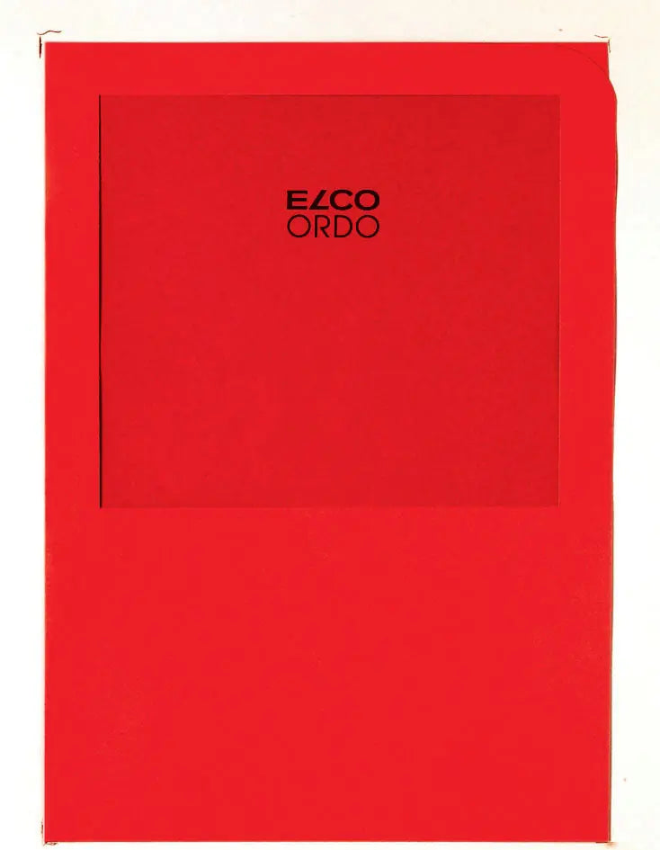 ELCO Organisationsmappe Ordo A4 29464.92 transport, rot int. 100 Stück