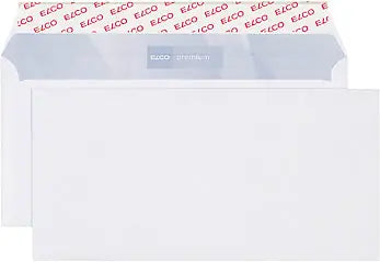 ELCO Couvert Premium o.Fenster C5/6 30786 100g hochweiss,Kleber 500 Stk.