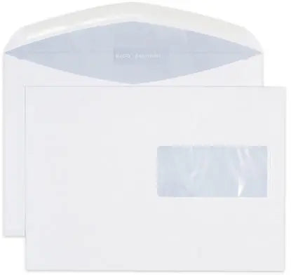 ELCO Couvert Premium m/Fenster C5 32496 100g, weiss 500 Stück
