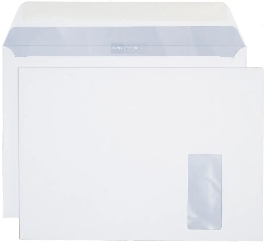 ELCO Couvert Premium m/Fenster C4 34293 120g, weiss 250 Stück