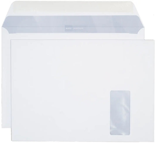 ELCO Couvert Premium m/Fenster C4 34293 120g, weiss 250 Stück