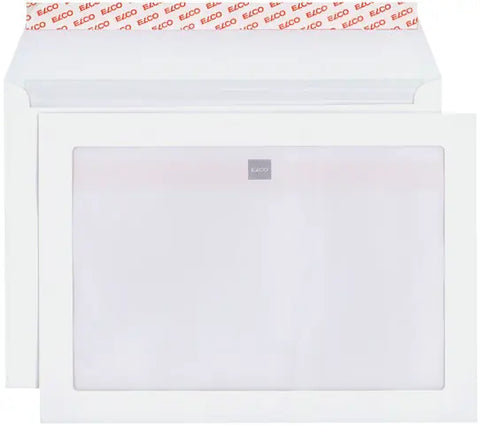 ELCO Couvert Premium m/Fenster C4 34591 120g, weiss 250 Stück
