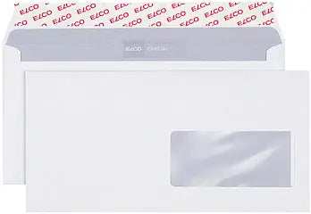 ELCO Couvert Classic m/Fenster C5/6 37796 100g, weiss 500 Stück