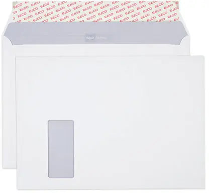 ELCO Couvert Classic m/Fenster C4 37899 120g, weiss 250 Stück