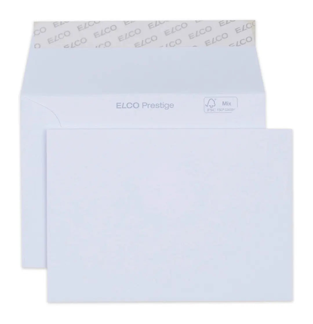 ELCO Couvert Prestige C6 42686 120g,weiss,o/Fenster 250 Stück