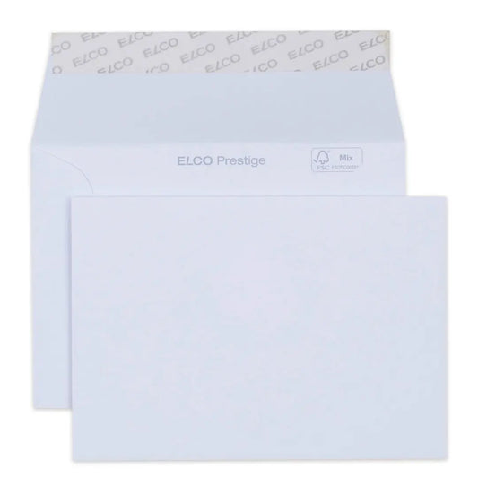 ELCO Couvert Prestige C6 42686 120g,weiss,o/Fenster 250 Stück