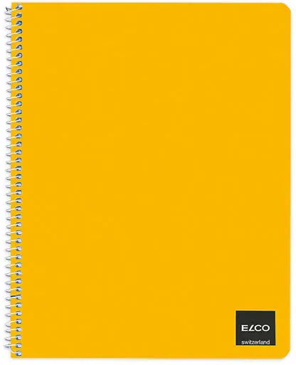 ELCO Spiralheft kariert 175x220mm 72882.07 hochw. 70g, 4mm, ass. 50 Blatt