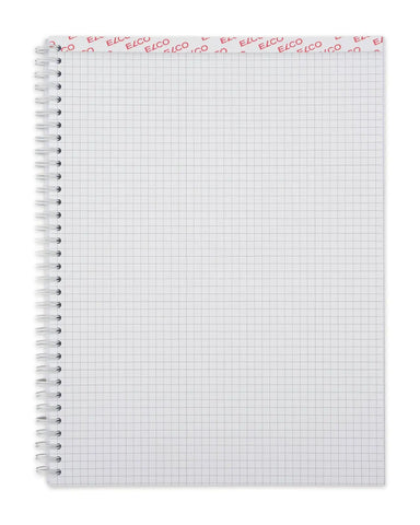 ELCO Collegeblock A4 72895.11 80gm2, 5mm, transp. 2 Stk.