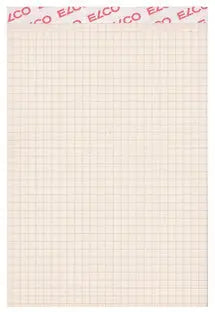 ELCO Notizblock kariert 4mm A5 73312.27 grau recycling 65g 100 Blatt