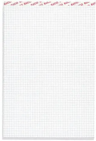 ELCO Notizblock kariert 4mm A5 73422.17 weiss, 70g 100 Blatt