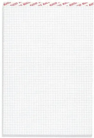 ELCO Notizblock kariert 4mm A6 73423.17 weiss, 70g 100 Blatt
