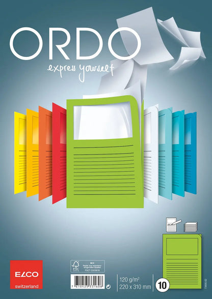 ELCO Organisationsmappe Ordo A4 73695.62 classico, grün 10 Stück