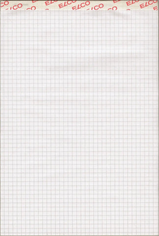 ELCO Notizblock kariert 4mm A5 74430.17 weiss, 70gm2 2x100 Blatt