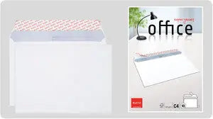ELCO Couvert Office o. Fenster C4 74476.12 120g,hochweiss,Kleber 10 Stk.