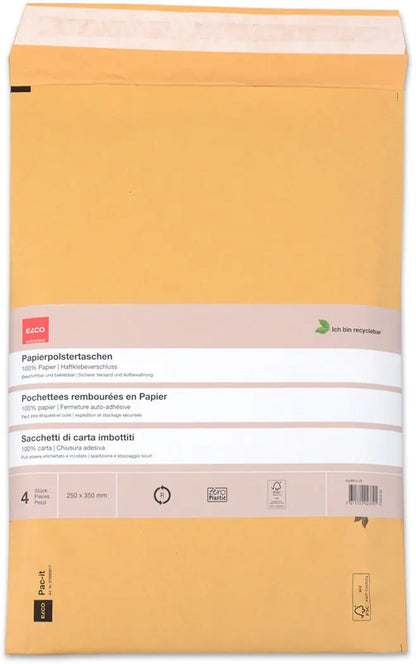 ELCO Papierpolstertasche 74653.92 250 x 350mm, braun 4 Stk.