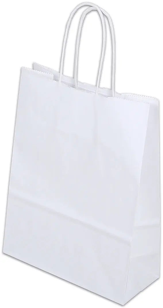 ELCO Tragetasche 180x80x240mm 84101.10 mit Kordel, weiss 50 Stück