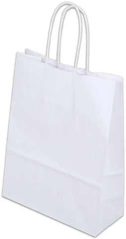 ELCO Tragetasche 180x80x240mm 84101.10 mit Kordel, weiss 50 Stück